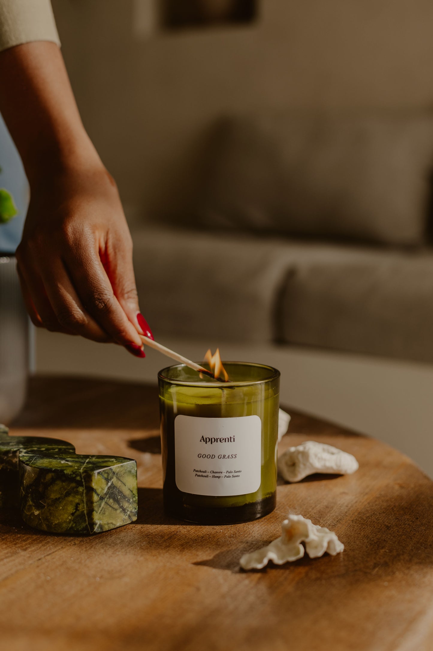 Wood 01 Candle