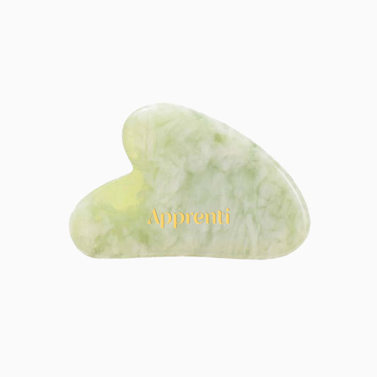 Gua Sha en pierre naturelle – Jade Serpentine