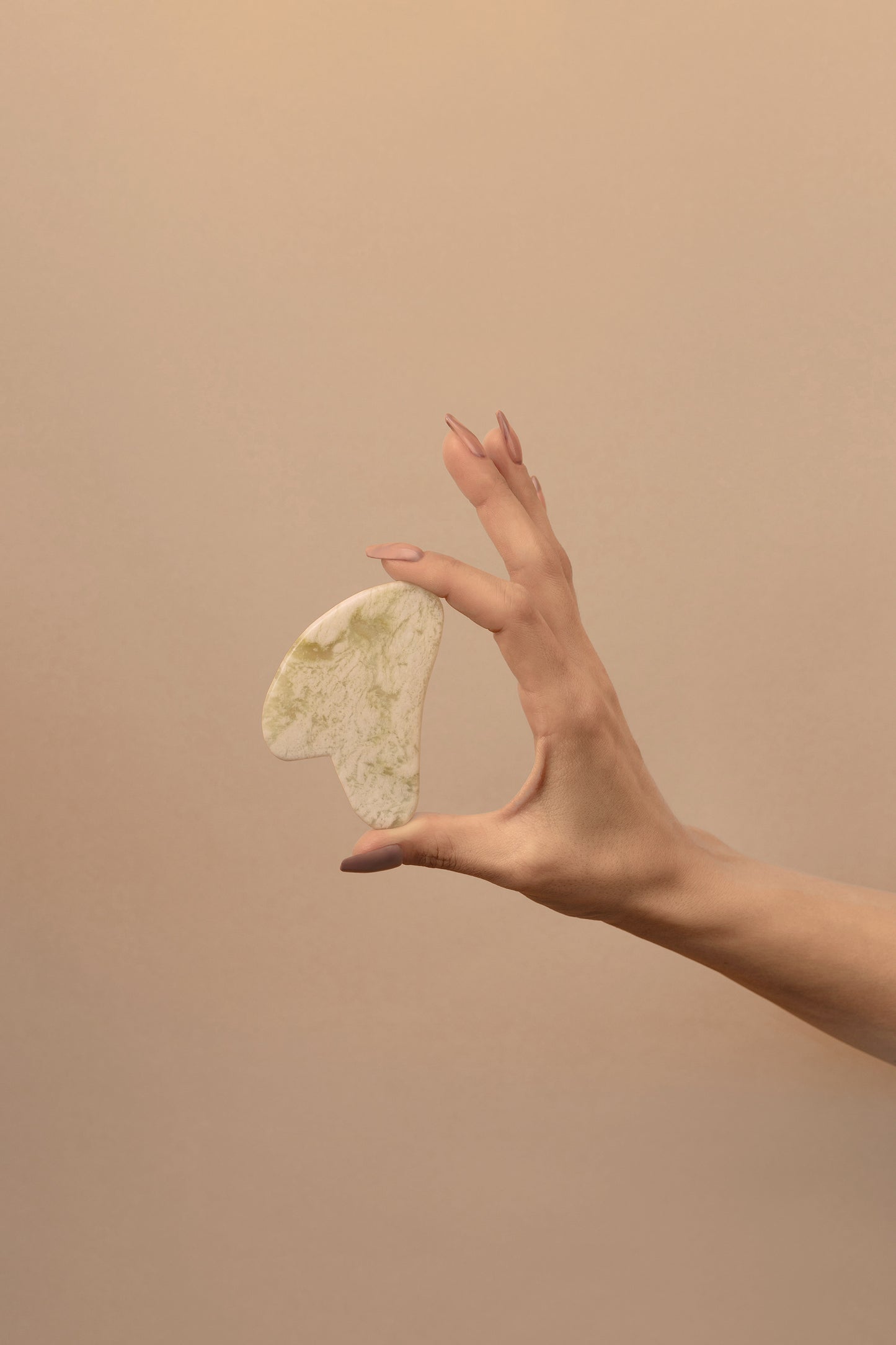 Natural Stone Gua Sha – Serpentine Jade