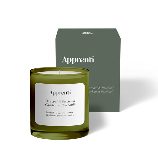 Charcoal & Patchouli Candle - Apprenti