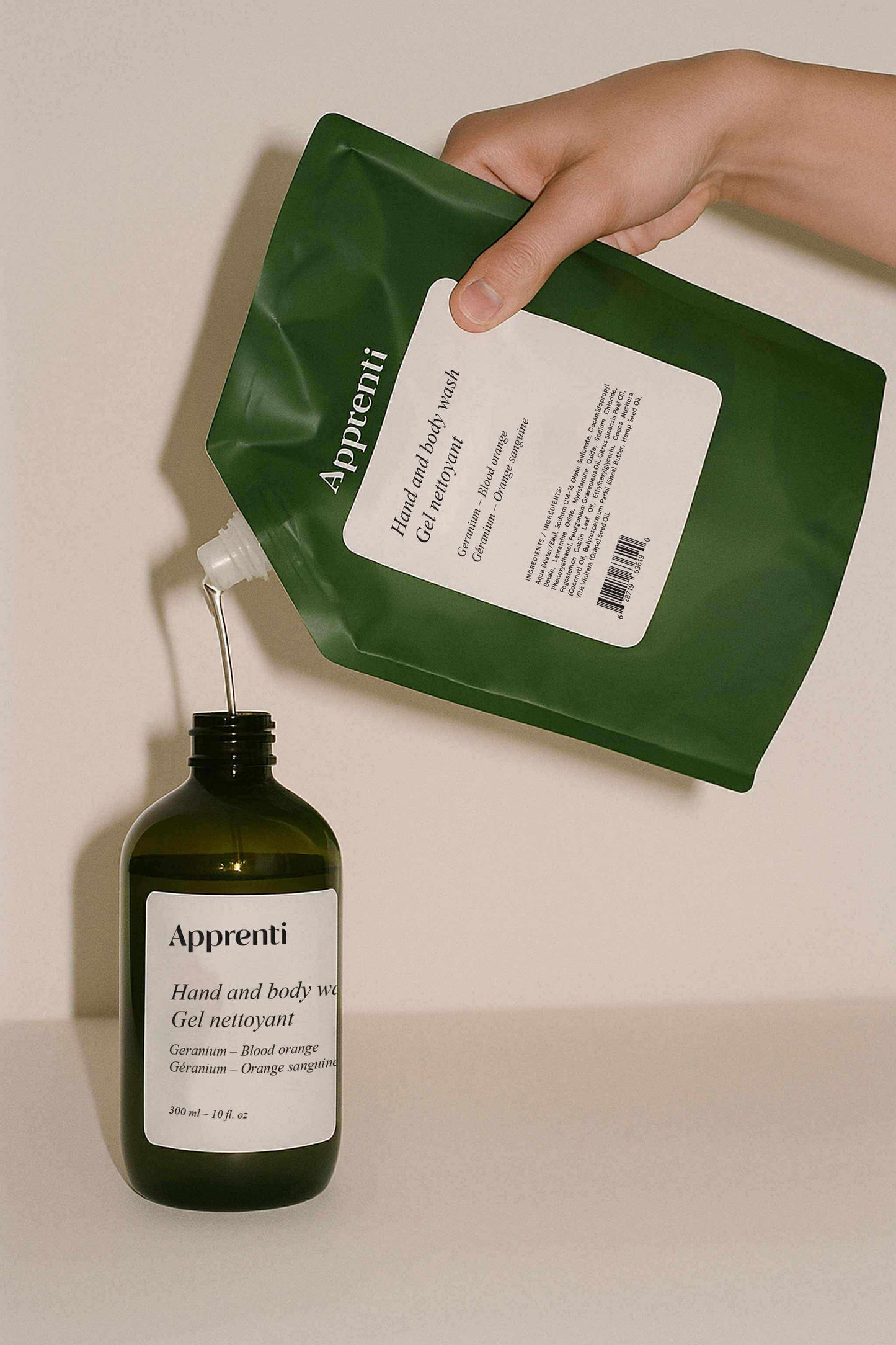 Geranium & Blood Orange Hand and Body Wash - Apprenti