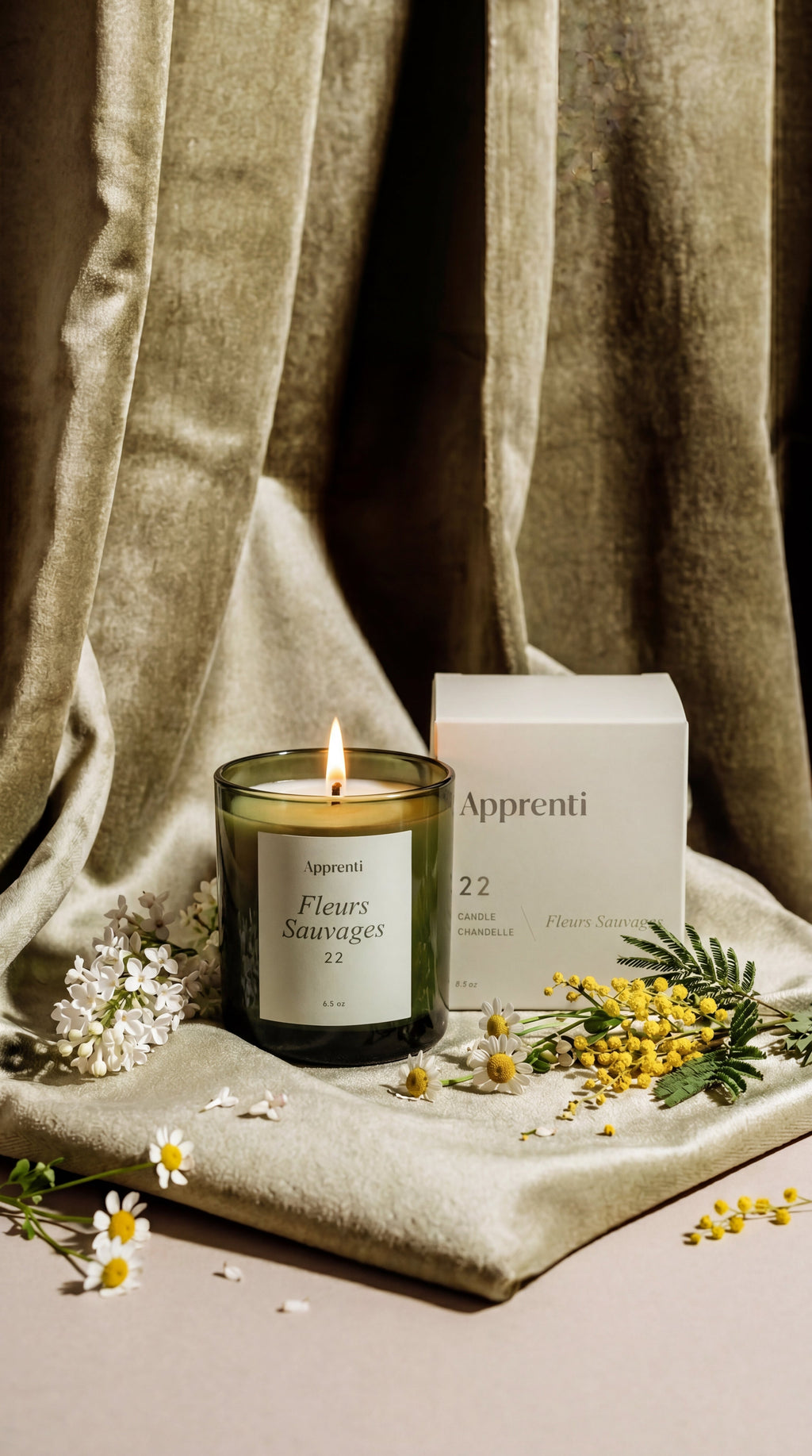 Fleurs Sauvages 22 Candle