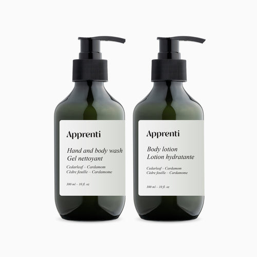 Cedarleaf Body Care Duo - Gel & Lotion Bundle - Apprenti