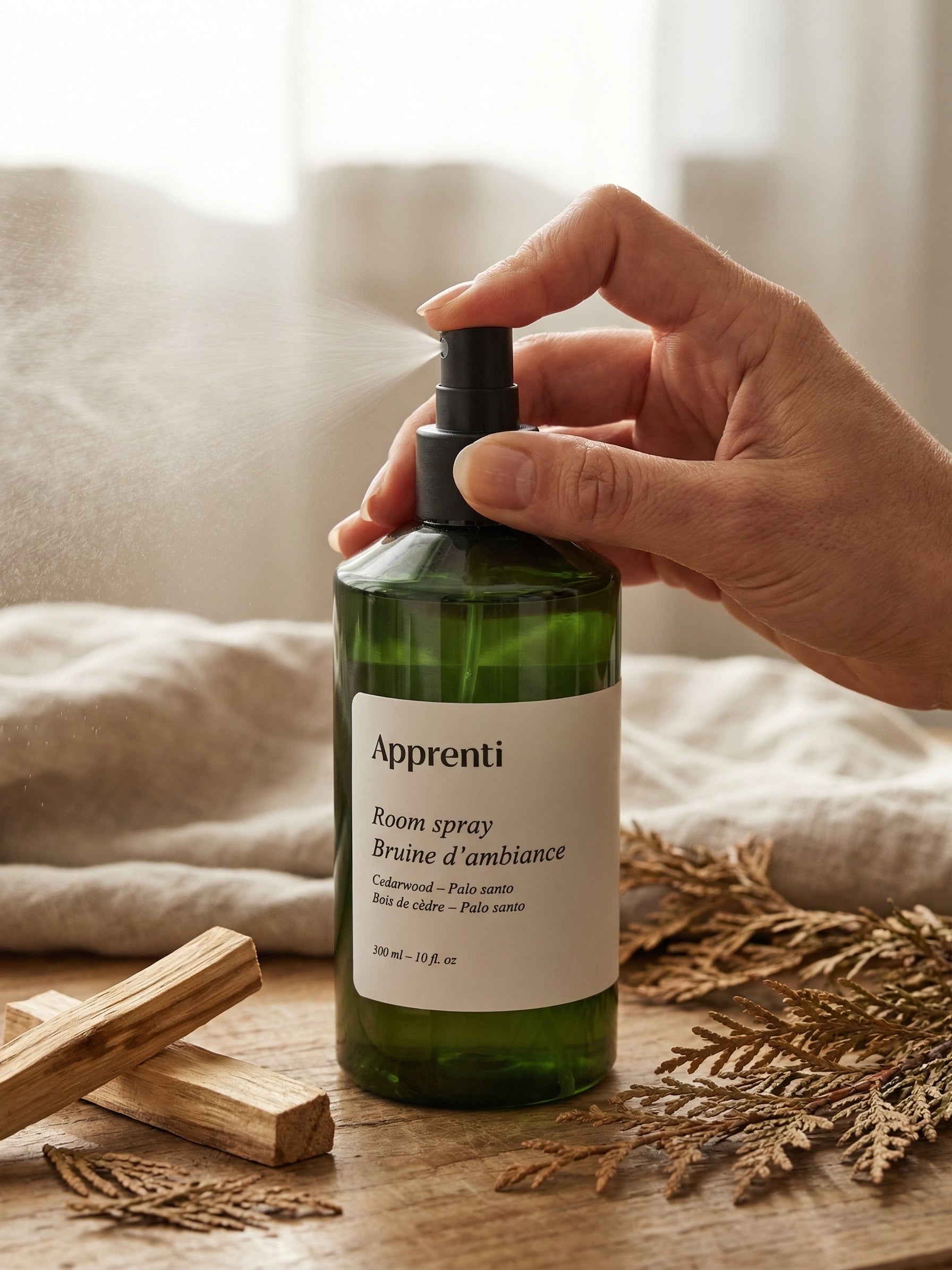 Cedarwood & Palo Santo Room Spray - Apprenti