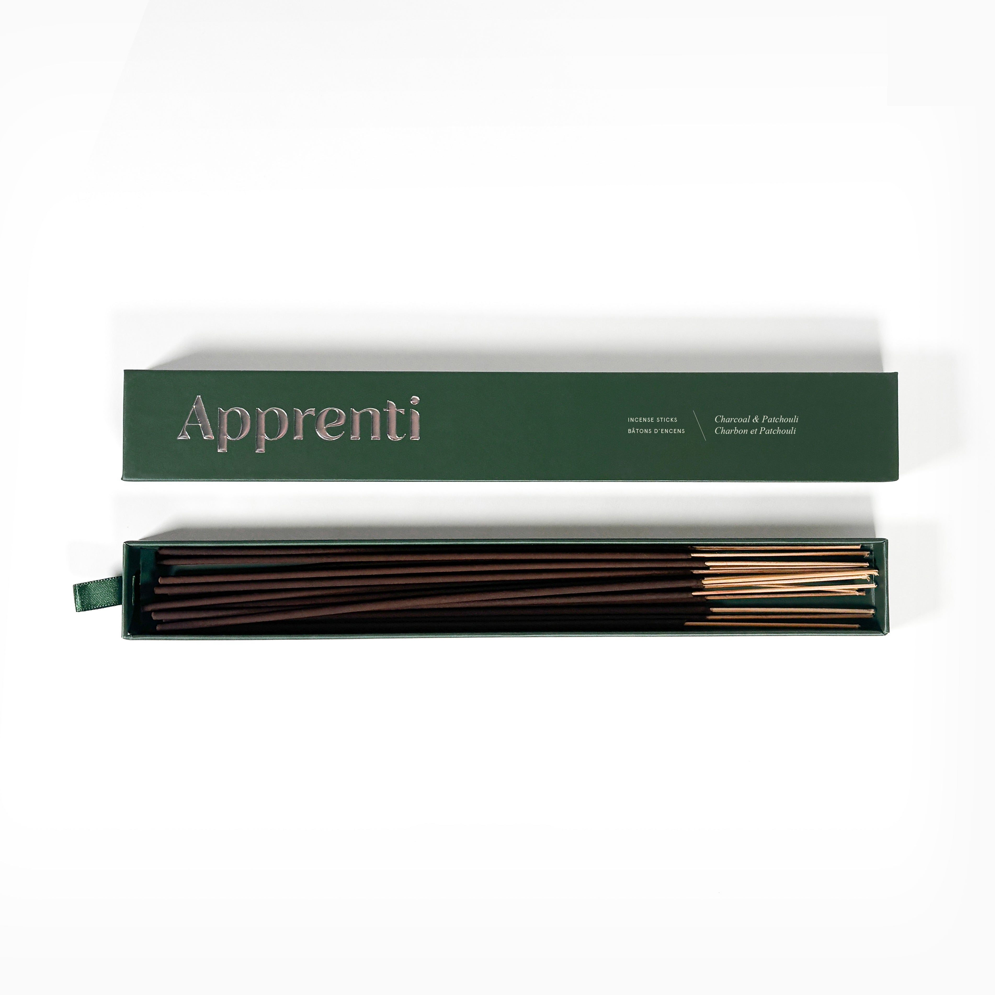 Charcoal & Patchouli Incense - Apprenti
