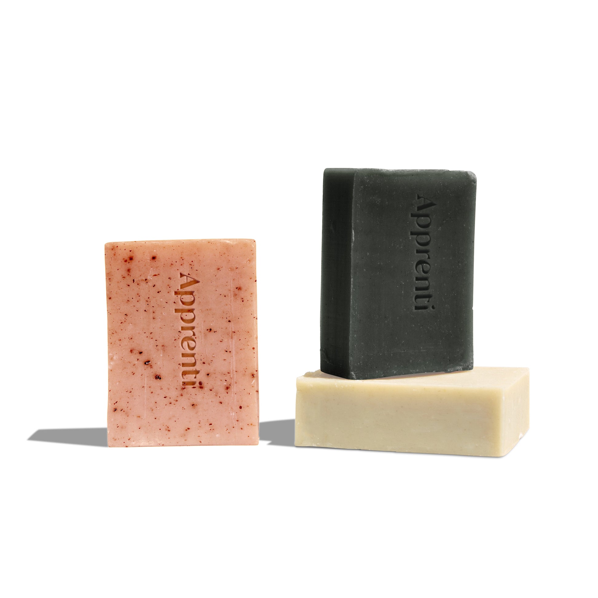 Essential Soap Trio Bundle - Basic, Soft, & Detox - Apprenti