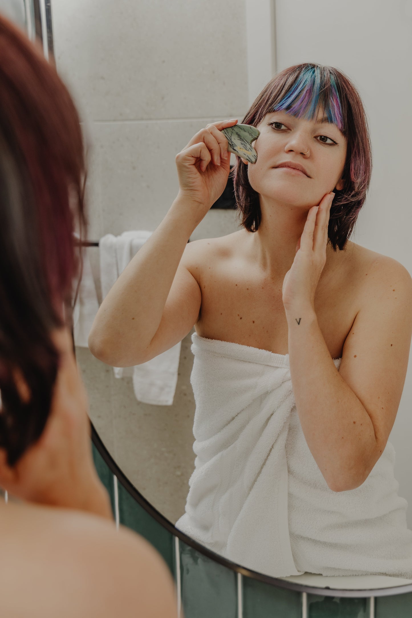 Natural Stone Gua Sha – Aventurine Jade - Apprenti