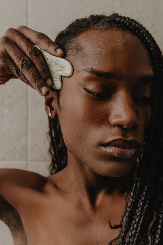 Natural Stone Gua Sha – Serpentine Jade - Apprenti